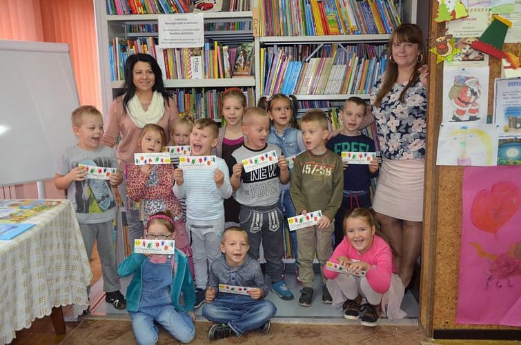 Najmłodsi uczniowie PSP w Jastrzębiu poznali gminną bibliotekę